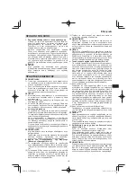 Предварительный просмотр 151 страницы HIKOKI C 8FSE Handling Instructions Manual