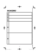 Предварительный просмотр 170 страницы HIKOKI C 8FSE Handling Instructions Manual