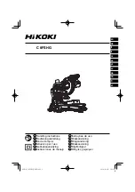 Предварительный просмотр 1 страницы HIKOKI C 8FSHG Handling Instructions Manual