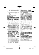 Предварительный просмотр 19 страницы HIKOKI C 8FSHG Handling Instructions Manual