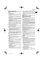 Предварительный просмотр 23 страницы HIKOKI C 8FSHG Handling Instructions Manual