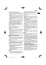 Предварительный просмотр 25 страницы HIKOKI C 8FSHG Handling Instructions Manual