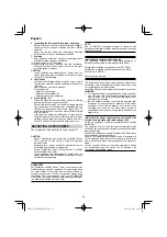 Предварительный просмотр 28 страницы HIKOKI C 8FSHG Handling Instructions Manual