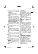 Предварительный просмотр 35 страницы HIKOKI C 8FSHG Handling Instructions Manual