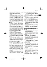 Предварительный просмотр 37 страницы HIKOKI C 8FSHG Handling Instructions Manual