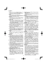 Предварительный просмотр 38 страницы HIKOKI C 8FSHG Handling Instructions Manual