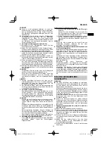 Предварительный просмотр 39 страницы HIKOKI C 8FSHG Handling Instructions Manual