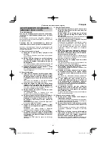 Предварительный просмотр 43 страницы HIKOKI C 8FSHG Handling Instructions Manual