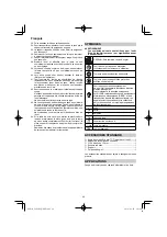 Предварительный просмотр 46 страницы HIKOKI C 8FSHG Handling Instructions Manual