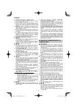 Предварительный просмотр 52 страницы HIKOKI C 8FSHG Handling Instructions Manual