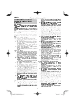 Предварительный просмотр 56 страницы HIKOKI C 8FSHG Handling Instructions Manual