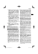 Предварительный просмотр 57 страницы HIKOKI C 8FSHG Handling Instructions Manual