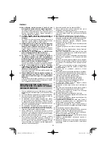 Предварительный просмотр 58 страницы HIKOKI C 8FSHG Handling Instructions Manual