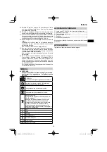 Предварительный просмотр 59 страницы HIKOKI C 8FSHG Handling Instructions Manual