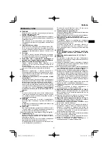 Предварительный просмотр 61 страницы HIKOKI C 8FSHG Handling Instructions Manual