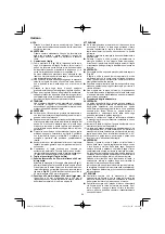 Предварительный просмотр 64 страницы HIKOKI C 8FSHG Handling Instructions Manual