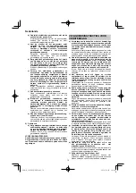 Предварительный просмотр 70 страницы HIKOKI C 8FSHG Handling Instructions Manual