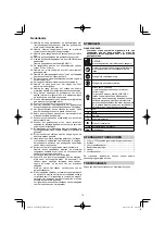 Предварительный просмотр 72 страницы HIKOKI C 8FSHG Handling Instructions Manual