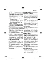 Предварительный просмотр 75 страницы HIKOKI C 8FSHG Handling Instructions Manual