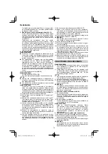 Предварительный просмотр 76 страницы HIKOKI C 8FSHG Handling Instructions Manual