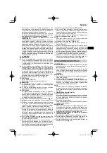 Предварительный просмотр 89 страницы HIKOKI C 8FSHG Handling Instructions Manual