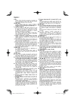 Предварительный просмотр 90 страницы HIKOKI C 8FSHG Handling Instructions Manual