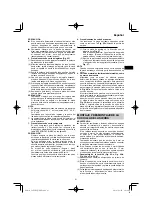 Предварительный просмотр 91 страницы HIKOKI C 8FSHG Handling Instructions Manual