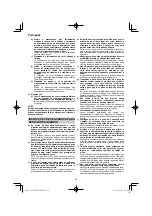 Предварительный просмотр 96 страницы HIKOKI C 8FSHG Handling Instructions Manual