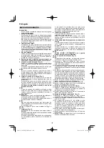 Предварительный просмотр 100 страницы HIKOKI C 8FSHG Handling Instructions Manual