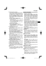 Предварительный просмотр 101 страницы HIKOKI C 8FSHG Handling Instructions Manual