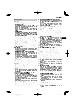 Предварительный просмотр 113 страницы HIKOKI C 8FSHG Handling Instructions Manual