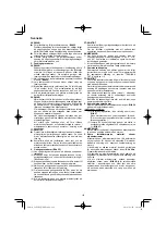 Предварительный просмотр 116 страницы HIKOKI C 8FSHG Handling Instructions Manual