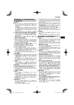 Предварительный просмотр 117 страницы HIKOKI C 8FSHG Handling Instructions Manual