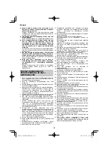 Предварительный просмотр 122 страницы HIKOKI C 8FSHG Handling Instructions Manual