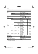 Предварительный просмотр 124 страницы HIKOKI C 8FSHG Handling Instructions Manual