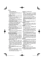 Предварительный просмотр 126 страницы HIKOKI C 8FSHG Handling Instructions Manual