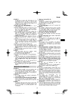 Предварительный просмотр 127 страницы HIKOKI C 8FSHG Handling Instructions Manual