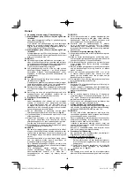 Предварительный просмотр 128 страницы HIKOKI C 8FSHG Handling Instructions Manual