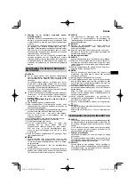 Предварительный просмотр 129 страницы HIKOKI C 8FSHG Handling Instructions Manual