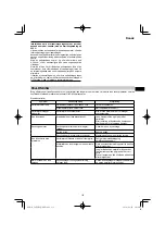 Предварительный просмотр 131 страницы HIKOKI C 8FSHG Handling Instructions Manual