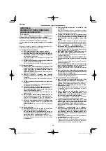 Предварительный просмотр 132 страницы HIKOKI C 8FSHG Handling Instructions Manual