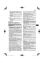 Предварительный просмотр 133 страницы HIKOKI C 8FSHG Handling Instructions Manual