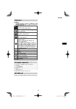 Предварительный просмотр 135 страницы HIKOKI C 8FSHG Handling Instructions Manual