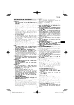 Предварительный просмотр 137 страницы HIKOKI C 8FSHG Handling Instructions Manual