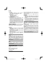 Предварительный просмотр 142 страницы HIKOKI C 8FSHG Handling Instructions Manual