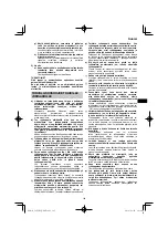 Предварительный просмотр 145 страницы HIKOKI C 8FSHG Handling Instructions Manual