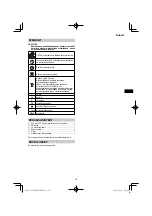 Предварительный просмотр 147 страницы HIKOKI C 8FSHG Handling Instructions Manual