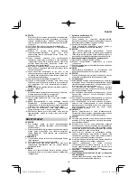 Предварительный просмотр 151 страницы HIKOKI C 8FSHG Handling Instructions Manual