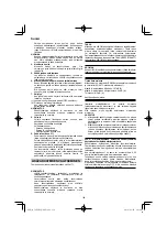 Предварительный просмотр 154 страницы HIKOKI C 8FSHG Handling Instructions Manual