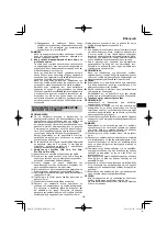 Предварительный просмотр 167 страницы HIKOKI C 8FSHG Handling Instructions Manual